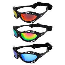 Óculos de sol Birdz Eyewear Seahawk acolchoados pretos polarizados Óculos de sol Birdz Eyewear Seahawk acolchoados pretos polarizados