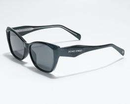 Óculos De Sol Bond Street Preto Brilho BS8843 C1-52