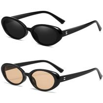 Óculos de sol Breaksun Retro Oval 90s Vintage para mulheres e homens