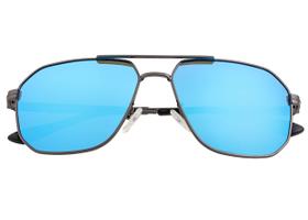Óculos de sol Breed Norma Polarized para homens Gunmetal/Blue Óculos de sol Breed Norma Polarized para homens Gunmetal/Blue