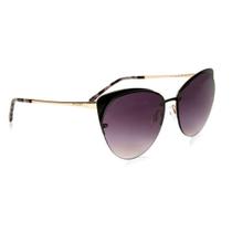 Óculos De Sol Bulget Bg3244 09A Metal Dourado/Preto Feminino