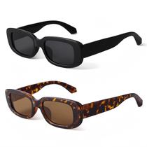Óculos de sol BUTABY Retangle Retro Style UV400 para mulheres