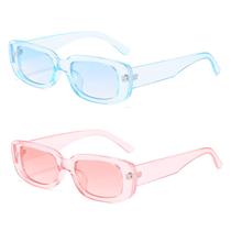 Óculos de sol BUTABY Retangle Retro Style UV400 para mulheres