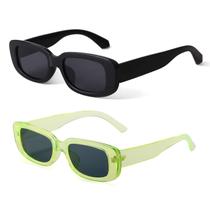 Óculos de sol BUTABY Retangle Retro Style UV400 para mulheres