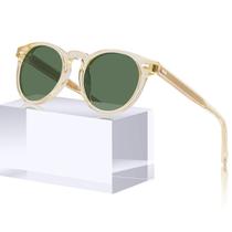 Óculos de sol CARFIA Retro Acetate Polarizados para Homens UV400 Óculos de sol CARFIA Retro Acetate Polarizados para Homens UV400