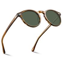 Óculos de sol CARFIA Retro Polarizados Artesanais em Acetato para Homens Óculos de sol CARFIA Retro Polarizados Artesanais em Acetato para Homens