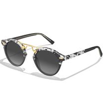 Óculos de sol CARFIA Small Black Acetate Polarizados para Mulheres