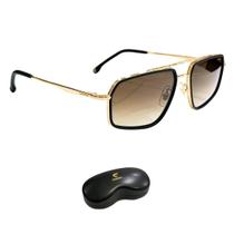 Óculos De Sol Carrera 338S 003 5886 S Metal Gold Brown Gradi