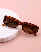 Óculos de Sol Cat Eye Leopard Onça Leopardo Redondo Oval UV400 - SUNONE
