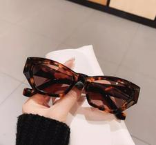 Óculos de Sol Cat Eye Leopard Onça Redondo Asian Style Street Urban UV400