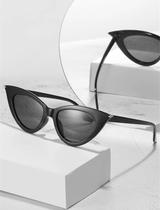 Óculos de Sol Cat Eye Preto Gatinho Retro Vintage UV4000