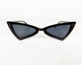 Óculos de Sol Cat Eye Preto Triangular Triangulo Triangle Gatinho Retro Vintage UV400