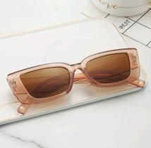 Óculos de Sol Cat Eye Quadrado Retangular Transparente Street Style y2k UV400
