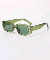 Óculos de Sol Cat Eye Redondo Oval Verde Transparente Influencer green UV400