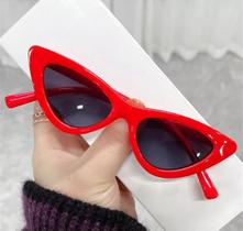 Óculos de Sol Cat Eye Vermelho Gatinho Retro Vintage UV400