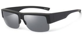 Óculos de sol CAXMAN Wear Over Glasses Polarized Lens Black