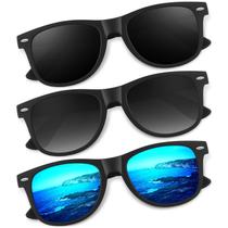 Óculos de sol CGID Retro Polarized Lightweight UV400 Black