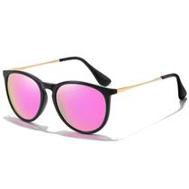 Óculos de sol CHBP polarizados vintage retrô redondos para mulheres/homens