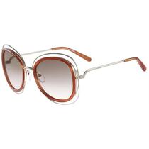 Óculos De Sol Chloe Carlina Ce 123S 735 Óculos De Sol Chloe Carlina Ce 123S 735