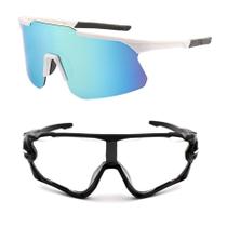 Óculos De Sol Ciclismo Corrida Beach Tennis Noturno Kit 2 Unidades