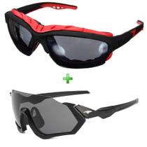 Óculos De Sol Ciclismo Corrida Esportivo Ciclista 2 Unidades