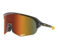 Óculos De Sol Ciclismo Hb Edge R Matte Onyx/ Orange Chrome