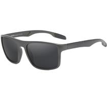 Óculos De Sol Clássico Com Proteção Uv 400 Lente Polarizada esportivo casual Preto Fosco - Kdeam