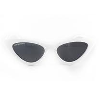 Óculos de Sol Clássico Gatinho Branco SG Belle Black White Proteção UV400 Saint Germain