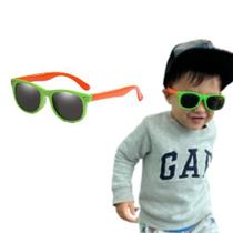 Óculos de Sol Clássico Infantil Colorido Polarizado UV400