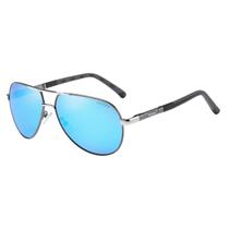Óculos de sol clássico piloto anti-reflexo revestimento lente liga