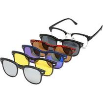Óculos de Sol Clip On Redondo