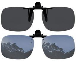 Óculos de sol Clip On Success Eyewear polarizados para homens e mulheres