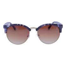 Óculos De Sol Clubmaster Redondo Acetato/Metal - Twiggy