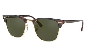 Óculos de Sol Clubmaster Tartaruga/Verde Cristal Prot. UV400 - VISAOTICA SUNGLASSES