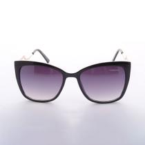 Óculos de Sol Coonecta Feminino Gatinho em Acetato Preto