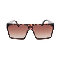 Óculos de Sol Coonecta Feminino Quadrado em Acetato Demi Óculos de Sol Coonecta Feminino Quadrado em Acetato Demi