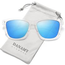 Óculos de sol DANAMY femininos polarizados com espelho polarizado UV400 54mm