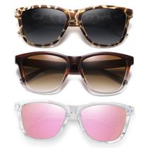 Óculos de sol DANAMY polarizados UV400 54 mm retrô femininos