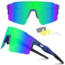 Óculos de sol de ciclismo Ukoly com 3 lentes intercambiáveis