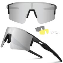 Óculos de sol de ciclismo Ukoly com 3 lentes intercambiáveis