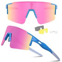 Óculos de sol de ciclismo Ukoly com 3 lentes intercambiáveis