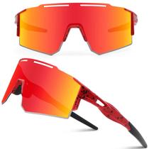 Óculos de sol de ciclismo Ukoly com almofada nasal intercambiável
