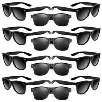 Óculos de sol de festa ASTARON Neon Black, pacote com 12 unidades para festa na praia Óculos de sol de festa ASTARON Neon Black, pacote com 12 unidades para festa na praia