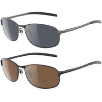 Óculos de sol de leitura bifocal DEHOTRE em aço inoxidável, pacote com 2 Óculos de sol de leitura bifocal DEHOTRE em aço inoxidável, pacote com 2