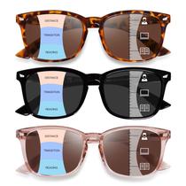 Óculos de sol de leitura progressiva OPTOFENDY femininos UV400, pacote com 3