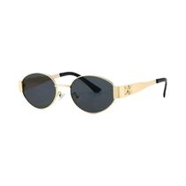 Óculos De Sol De Luxo Unissex Em Metal, Designer, Moda UV400, Estilo Oval, Óculos Elegantes Para Óculos De Sol De Luxo Unissex Em Metal, Designer, Moda UV400, Estilo Oval, Óculos Elegantes Para