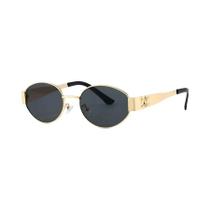 Óculos De Sol De Luxo Unissex Em Metal, Designer, Moda UV400, Estilo Oval, Óculos Elegantes Para Óculos De Sol De Luxo Unissex Em Metal, Designer, Moda UV400, Estilo Oval, Óculos Elegantes Para