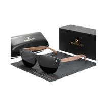 Óculos de Sol de Madeira Vintage Kingseven - Unissex com Proteção UV400
