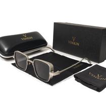 Óculos de Sol De Metal Quadrado Vinkin Original UV400 430