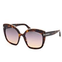 Óculos de sol demi redondo - Tom ford AMBAR